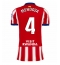 Atletico Madrid Rodrigo Mendoza #4 Replika Hemmatröja Dam 2026-27 Kortärmad