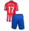 Atletico Madrid Rodrigo Riquelme #17 Replika Hemmatröja Barn 2024-25 Kortärmad (+ byxor)