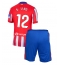 Atletico Madrid Samuel Lino #12 Replika Hemmatröja Barn 2024-25 Kortärmad (+ byxor)
