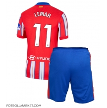 Atletico Madrid Thomas Lemar #11 Replika Hemmatröja Barn 2024-25 Kortärmad (+ byxor)