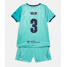 Barcelona Alejandro Balde #3 Replika Tredjetröja Barn 2026-27 Kortärmad (+ byxor)