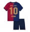 Barcelona Ansu Fati #10 Replika Hemmatröja Barn 2024-25 Kortärmad (+ byxor)