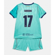 Barcelona Anthony Gordon #17 Replika Tredjetröja Barn 2026-27 Kortärmad (+ byxor)