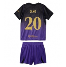 Barcelona Dani Olmo #20 Replika Bortatröja Barn 2026-27 Kortärmad (+ byxor)