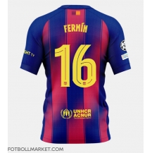 Barcelona Fermin Lopez #16 Replika Hemmatröja 2025-26 Kortärmad