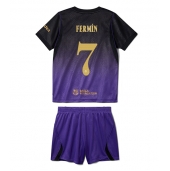 Barcelona Fermin Lopez #7 Replika Bortatröja Barn 2026-27 Kortärmad (+ byxor)