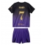 Barcelona Fermin Lopez #7 Replika Bortatröja Barn 2026-27 Kortärmad (+ byxor)