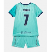 Barcelona Fermin Lopez #7 Replika Tredjetröja Barn 2026-27 Kortärmad (+ byxor)