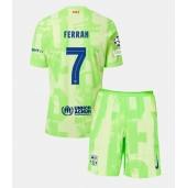 Barcelona Ferran Torres #7 Replika Tredjetröja Barn 2024-25 Kortärmad (+ byxor)