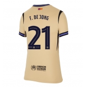 Barcelona Frenkie de Jong #21 Replika Bortatröja Dam 2025-26 Kortärmad