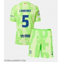 Barcelona Inigo Martinez #5 Replika Tredjetröja Barn 2024-25 Kortärmad (+ byxor)