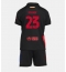 Barcelona Jules Kounde #23 Replika Bortatröja Barn 2024-25 Kortärmad (+ byxor)