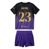 Barcelona Jules Kounde #23 Replika Bortatröja Barn 2026-27 Kortärmad (+ byxor)