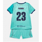 Barcelona Jules Kounde #23 Replika Tredjetröja Barn 2026-27 Kortärmad (+ byxor)
