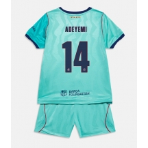 Barcelona Karim Adeyemi #14 Replika Tredjetröja Barn 2026-27 Kortärmad (+ byxor)