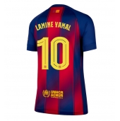 Barcelona Lamine Yamal #10 Replika Hemmatröja Dam 2025-26 Kortärmad