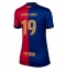 Barcelona Lamine Yamal #19 Replika Hemmatröja Dam 2024-25 Kortärmad