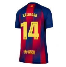 Barcelona Marcus Rashford #14 Replika Hemmatröja Dam 2025-26 Kortärmad
