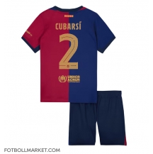 Barcelona Pau Cubarsi #2 Replika Hemmatröja Barn 2024-25 Kortärmad (+ byxor)