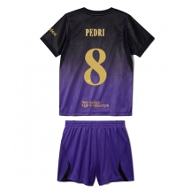 Barcelona Pedri Gonzalez #8 Replika Bortatröja Barn 2026-27 Kortärmad (+ byxor)