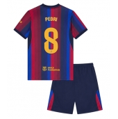 Barcelona Pedri Gonzalez #8 Replika Hemmatröja Barn 2026-27 Kortärmad (+ byxor)