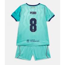 Barcelona Pedri Gonzalez #8 Replika Tredjetröja Barn 2026-27 Kortärmad (+ byxor)