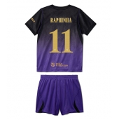 Barcelona Raphinha Belloli #11 Replika Bortatröja Barn 2026-27 Kortärmad (+ byxor)