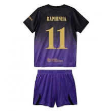 Barcelona Raphinha Belloli #11 Replika Bortatröja Barn 2026-27 Kortärmad (+ byxor)