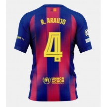 Barcelona Ronald Araujo #4 Replika Hemmatröja 2025-26 Kortärmad