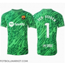 Barcelona Ter Stegen #1 Målvakt Replika Bortatröja 2024-25 Kortärmad