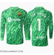 Barcelona Ter Stegen #1 Målvakt Replika Bortatröja 2024-25 Långärmad