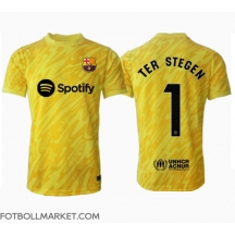 Barcelona Ter Stegen #1 Målvakt Replika Hemmatröja 2024-25 Kortärmad