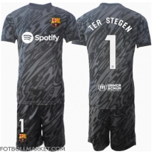 Barcelona Ter Stegen #1 Målvakt Replika Tredjetröja Barn 2024-25 Kortärmad (+ byxor)