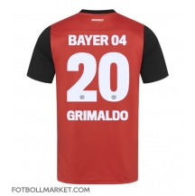 Bayer Leverkusen Alejandro Grimaldo #20 Replika Hemmatröja 2024-25 Kortärmad