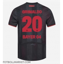 Bayer Leverkusen Alejandro Grimaldo #20 Replika Hemmatröja 2025-26 Kortärmad