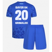 Bayer Leverkusen Alejandro Grimaldo #20 Replika Tredjetröja Barn 2025-26 Kortärmad (+ byxor)