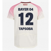 Bayer Leverkusen Edmond Tapsoba #12 Replika Bortatröja 2025-26 Kortärmad