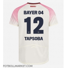 Bayer Leverkusen Edmond Tapsoba #12 Replika Bortatröja 2025-26 Kortärmad