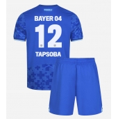 Bayer Leverkusen Edmond Tapsoba #12 Replika Tredjetröja Barn 2025-26 Kortärmad (+ byxor)