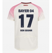 Bayer Leverkusen Eliesse Ben Seghir #17 Replika Bortatröja 2025-26 Kortärmad
