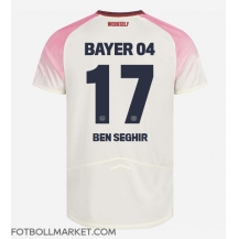Bayer Leverkusen Eliesse Ben Seghir #17 Replika Bortatröja 2025-26 Kortärmad