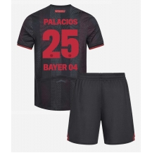 Bayer Leverkusen Exequiel Palacios #25 Replika Hemmatröja Barn 2025-26 Kortärmad (+ byxor)