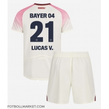 Bayer Leverkusen Lucas Vazquez #21 Replika Bortatröja Barn 2025-26 Kortärmad (+ byxor)