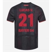 Bayer Leverkusen Lucas Vazquez #21 Replika Hemmatröja 2025-26 Kortärmad