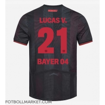 Bayer Leverkusen Lucas Vazquez #21 Replika Hemmatröja 2025-26 Kortärmad