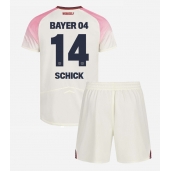 Bayer Leverkusen Patrik Schick #14 Replika Bortatröja Barn 2025-26 Kortärmad (+ byxor)