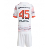 Bayern Munich Aleksandar Pavlovic #45 Replika Bortatröja Barn 2025-26 Kortärmad (+ byxor)