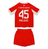 Bayern Munich Aleksandar Pavlovic #45 Replika Hemmatröja Barn 2025-26 Kortärmad (+ byxor)