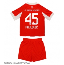 Bayern Munich Aleksandar Pavlovic #45 Replika Hemmatröja Barn 2025-26 Kortärmad (+ byxor)