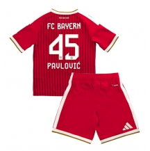 Bayern Munich Aleksandar Pavlovic #45 Replika Hemmatröja Barn 2026-27 Kortärmad (+ byxor)